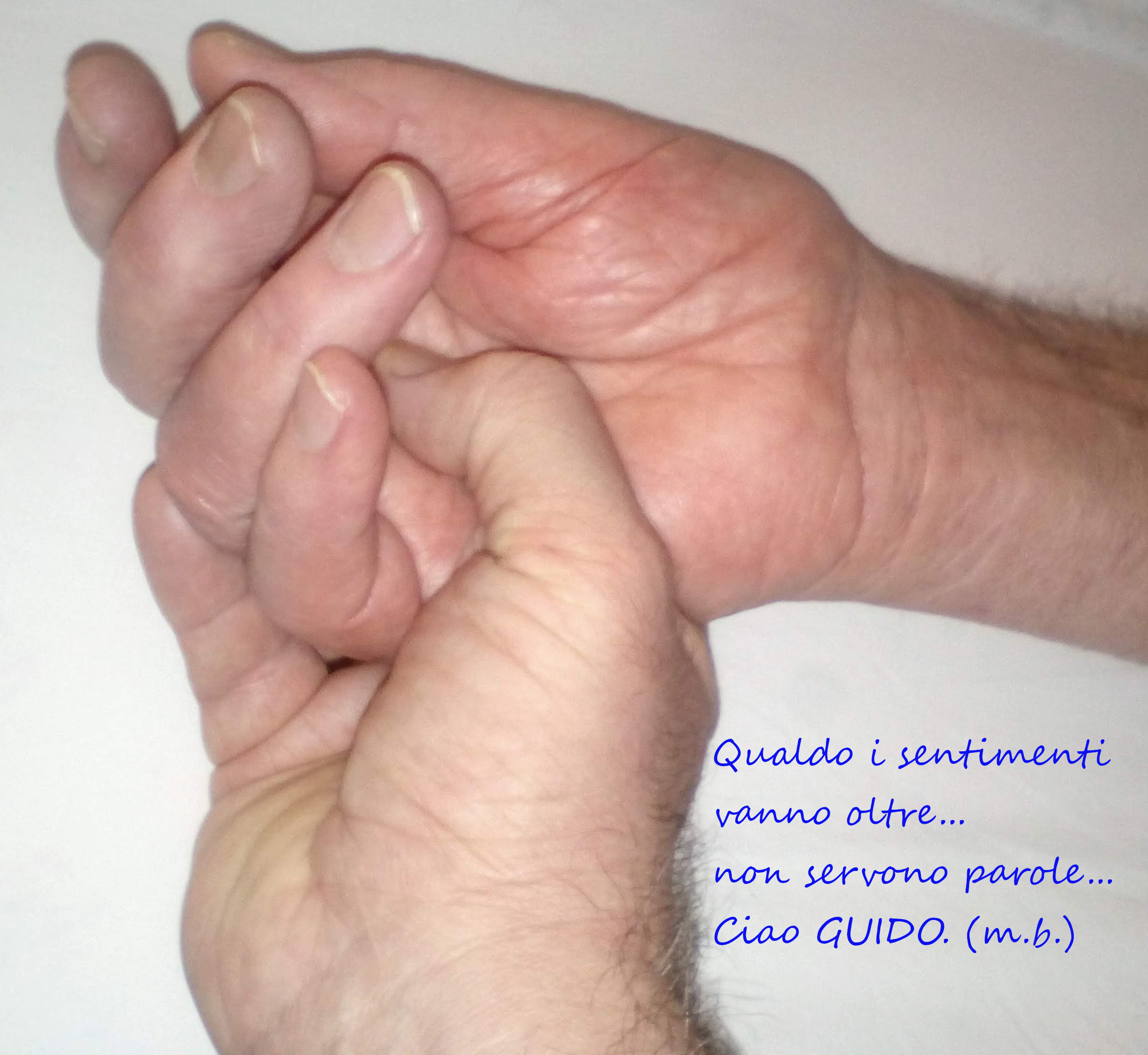 Foto Maurizio Bocchi La mano d'oro di Guido. X IN TUA ASSENZA Foto Maurizio Bocchi Mani Guido x IN TUA ASSENZA